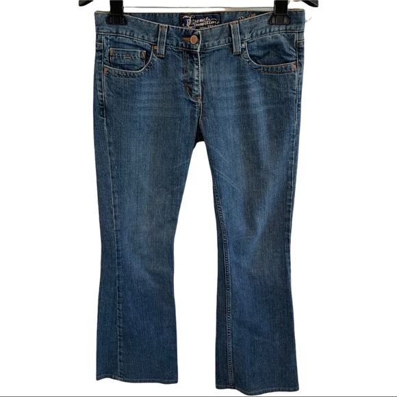 French Connection Boot Flare Jeans Y2K Size 8 - Picture 1 of 12